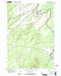Cline Falls Oregon Historical topographic map, 1:24000 scale, 7.5 X 7.5 Minute, Year 1962