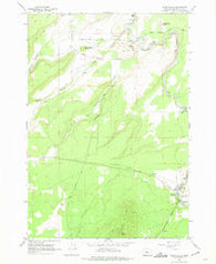 Cline Falls Oregon Historical topographic map, 1:24000 scale, 7.5 X 7.5 Minute, Year 1962