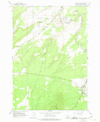 Cline Falls Oregon Historical topographic map, 1:24000 scale, 7.5 X 7.5 Minute, Year 1962