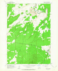 Cline Falls Oregon Historical topographic map, 1:24000 scale, 7.5 X 7.5 Minute, Year 1962