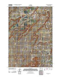Cline Falls Oregon Historical topographic map, 1:24000 scale, 7.5 X 7.5 Minute, Year 2011