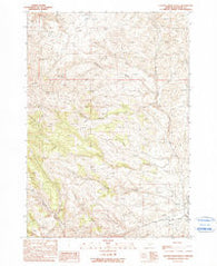 Clover Creek Ranch Oregon Historical topographic map, 1:24000 scale, 7.5 X 7.5 Minute, Year 1990