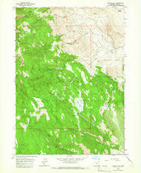 Clover Flat Oregon Historical topographic map, 1:24000 scale, 7.5 X 7.5 Minute, Year 1964