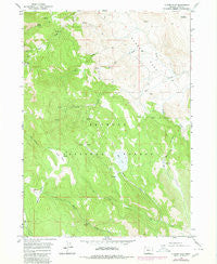 Clover Flat Oregon Historical topographic map, 1:24000 scale, 7.5 X 7.5 Minute, Year 1980