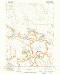 Clover Swale Oregon Historical topographic map, 1:24000 scale, 7.5 X 7.5 Minute, Year 1971