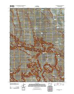 Clover Swale Oregon Historical topographic map, 1:24000 scale, 7.5 X 7.5 Minute, Year 2011
