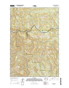 Cochran Oregon Current topographic map, 1:24000 scale, 7.5 X 7.5 Minute, Year 2014