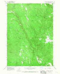 Coffeepot Creek Oregon Historical topographic map, 1:24000 scale, 7.5 X 7.5 Minute, Year 1966