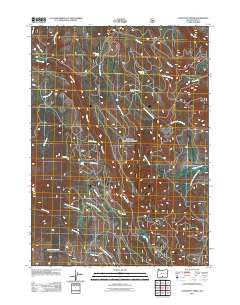 Coffeepot Creek Oregon Historical topographic map, 1:24000 scale, 7.5 X 7.5 Minute, Year 2011
