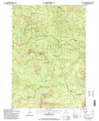 Coffin Mountain Oregon Historical topographic map, 1:24000 scale, 7.5 X 7.5 Minute, Year 1994