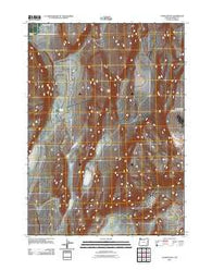 Coffin Butte Oregon Historical topographic map, 1:24000 scale, 7.5 X 7.5 Minute, Year 2011