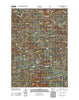 Coffin Mountain Oregon Historical topographic map, 1:24000 scale, 7.5 X 7.5 Minute, Year 2011