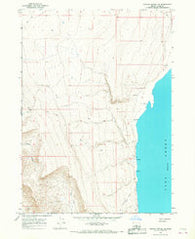 Coglan Buttes NE Oregon Historical topographic map, 1:24000 scale, 7.5 X 7.5 Minute, Year 1966