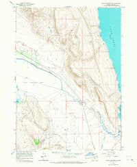 Coglan Buttes SE Oregon Historical topographic map, 1:24000 scale, 7.5 X 7.5 Minute, Year 1966