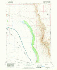 Coglan Buttes Oregon Historical topographic map, 1:24000 scale, 7.5 X 7.5 Minute, Year 1966