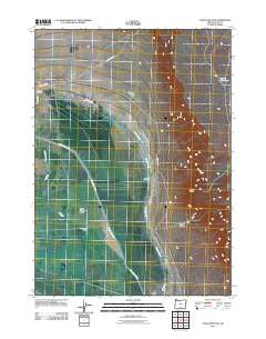 Coglan Buttes Oregon Historical topographic map, 1:24000 scale, 7.5 X 7.5 Minute, Year 2011