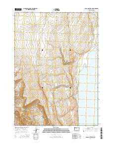 Coglan Buttes NE Oregon Current topographic map, 1:24000 scale, 7.5 X 7.5 Minute, Year 2014