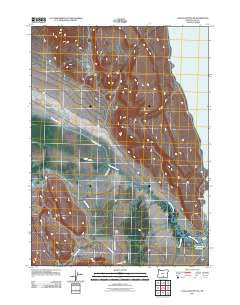 Coglan Buttes SE Oregon Historical topographic map, 1:24000 scale, 7.5 X 7.5 Minute, Year 2011