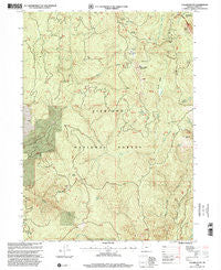 Collier Butte Oregon Historical topographic map, 1:24000 scale, 7.5 X 7.5 Minute, Year 1998