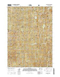 Collier Butte Oregon Current topographic map, 1:24000 scale, 7.5 X 7.5 Minute, Year 2014
