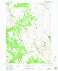 Collins Rim Oregon Historical topographic map, 1:24000 scale, 7.5 X 7.5 Minute, Year 1968