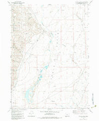 Colony Ranch Oregon Historical topographic map, 1:24000 scale, 7.5 X 7.5 Minute, Year 1981
