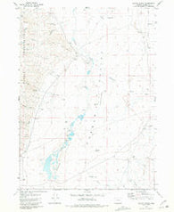 Colony Ranch Oregon Historical topographic map, 1:24000 scale, 7.5 X 7.5 Minute, Year 1981