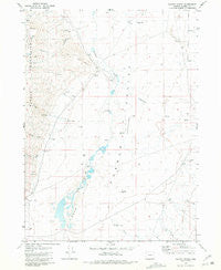 Colony Ranch Oregon Historical topographic map, 1:24000 scale, 7.5 X 7.5 Minute, Year 1981