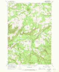 Colton Oregon Historical topographic map, 1:24000 scale, 7.5 X 7.5 Minute, Year 1955