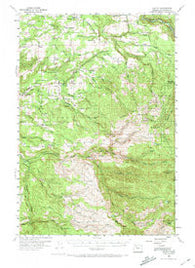 Colton Oregon Historical topographic map, 1:62500 scale, 15 X 15 Minute, Year 1955