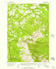 Colton Oregon Historical topographic map, 1:62500 scale, 15 X 15 Minute, Year 1955