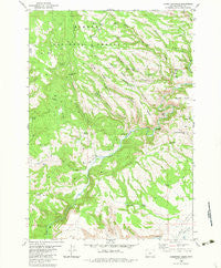 Committee Creek Oregon Historical topographic map, 1:24000 scale, 7.5 X 7.5 Minute, Year 1983