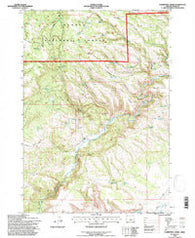 Committee Creek Oregon Historical topographic map, 1:24000 scale, 7.5 X 7.5 Minute, Year 1992