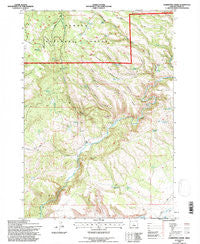 Committee Creek Oregon Historical topographic map, 1:24000 scale, 7.5 X 7.5 Minute, Year 1992