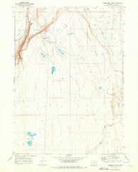 Commodore Ridge Oregon Historical topographic map, 1:24000 scale, 7.5 X 7.5 Minute, Year 1968