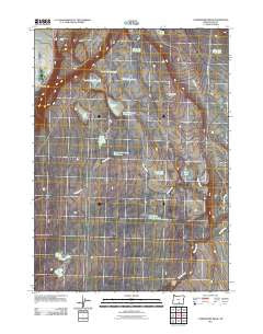 Commodore Ridge Oregon Historical topographic map, 1:24000 scale, 7.5 X 7.5 Minute, Year 2011
