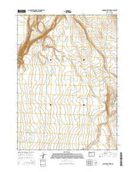 Commodore Ridge Oregon Current topographic map, 1:24000 scale, 7.5 X 7.5 Minute, Year 2014