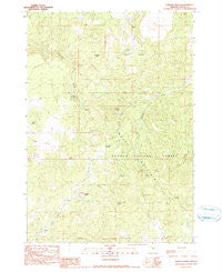 Conant Basin Oregon Historical topographic map, 1:24000 scale, 7.5 X 7.5 Minute, Year 1990