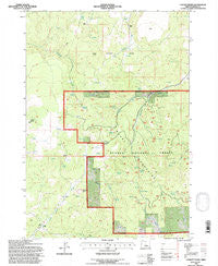 Conant Basin Oregon Historical topographic map, 1:24000 scale, 7.5 X 7.5 Minute, Year 1992