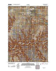Condon Oregon Historical topographic map, 1:24000 scale, 7.5 X 7.5 Minute, Year 2011