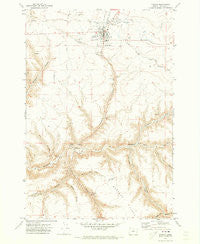 Condon Oregon Historical topographic map, 1:24000 scale, 7.5 X 7.5 Minute, Year 1970