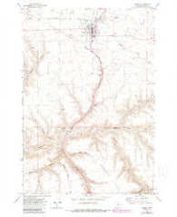 Condon Oregon Historical topographic map, 1:24000 scale, 7.5 X 7.5 Minute, Year 1970