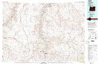 Condon Oregon Historical topographic map, 1:100000 scale, 30 X 60 Minute, Year 1981