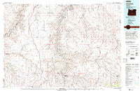 Condon Oregon Historical topographic map, 1:100000 scale, 30 X 60 Minute, Year 1981