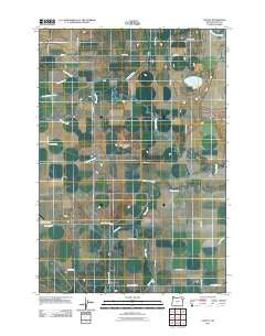 Conley Oregon Historical topographic map, 1:24000 scale, 7.5 X 7.5 Minute, Year 2011
