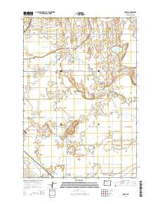 Conley Oregon Current topographic map, 1:24000 scale, 7.5 X 7.5 Minute, Year 2014