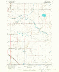 Conley Oregon Historical topographic map, 1:24000 scale, 7.5 X 7.5 Minute, Year 1965