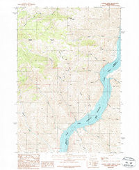 Connor Creek Oregon Historical topographic map, 1:24000 scale, 7.5 X 7.5 Minute, Year 1987