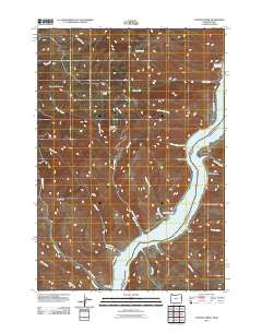 Connor Creek Oregon Historical topographic map, 1:24000 scale, 7.5 X 7.5 Minute, Year 2011