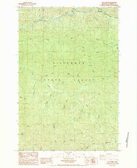 Cook Creek Oregon Historical topographic map, 1:24000 scale, 7.5 X 7.5 Minute, Year 1984